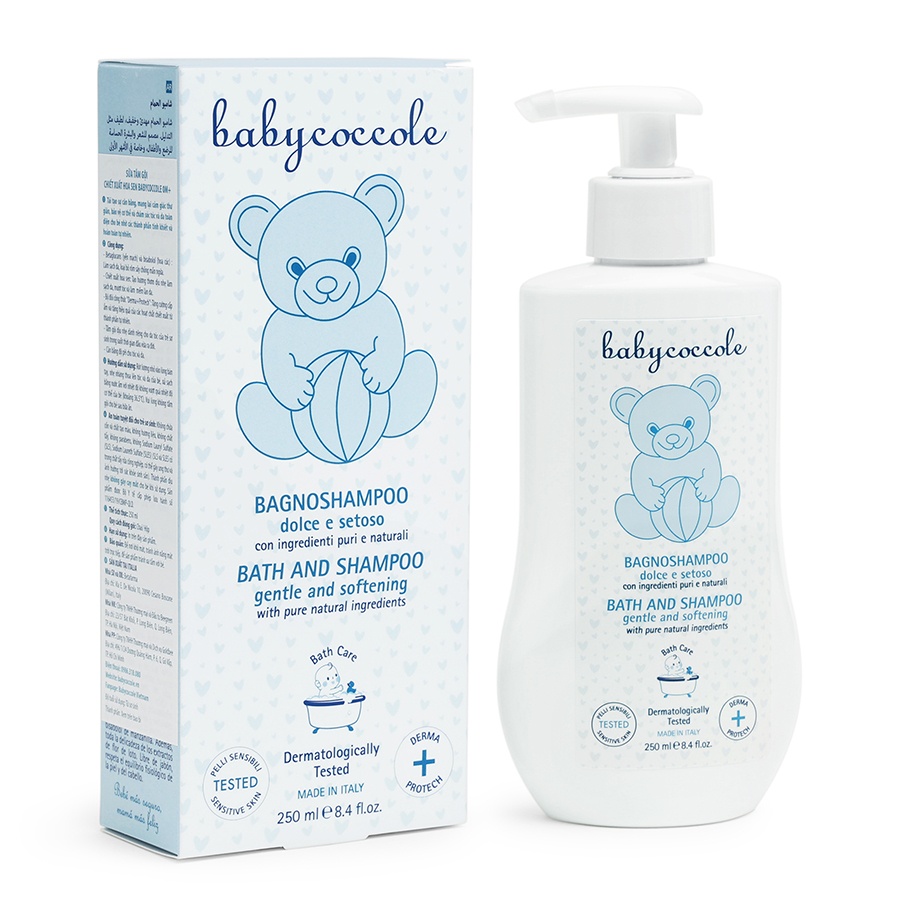 Sữa tắm gội chiết xuất hoa sen BABYCOCCOLE 0M+_thumbnail_1