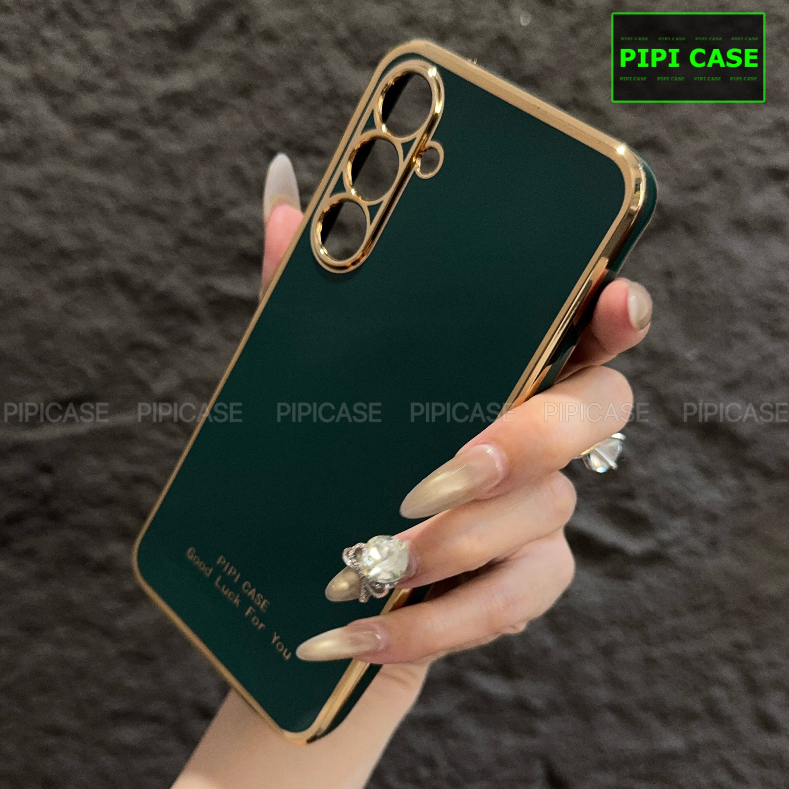 Ốp Lưng Samsung A34 - Royal - Xanh Lá