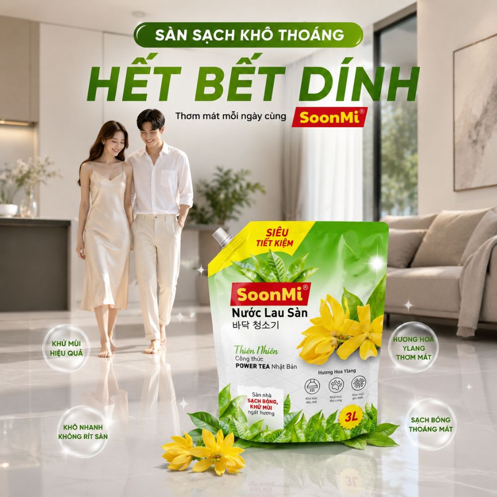 1 Thùng 3 Túi Nước Lau Sàn 3kg Hương Hoa YLang_thumbnail_9