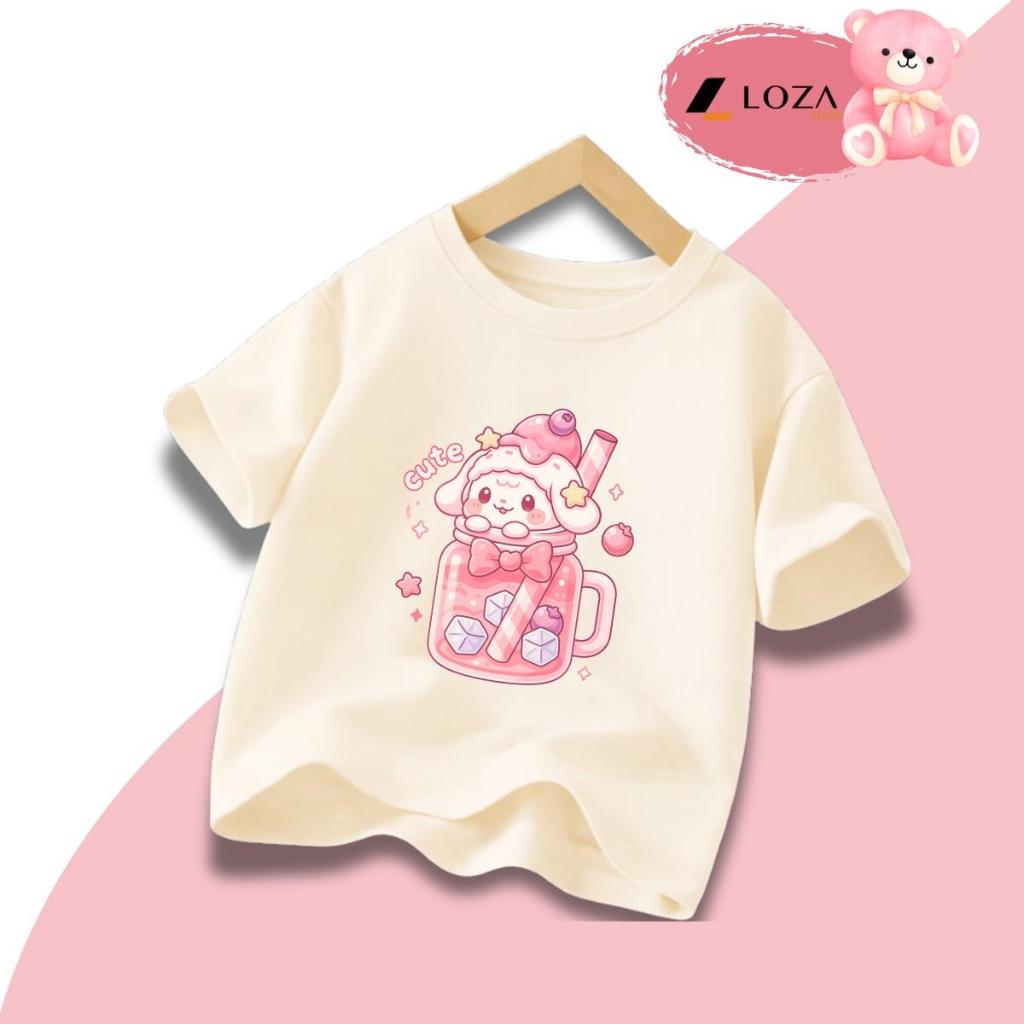 [XẢ KHO SIZE 160] Áo phông cho bé gái chất liệu thun cotton mềm mát 35-40kg - Loza Kids XA00010_thumbnail_48