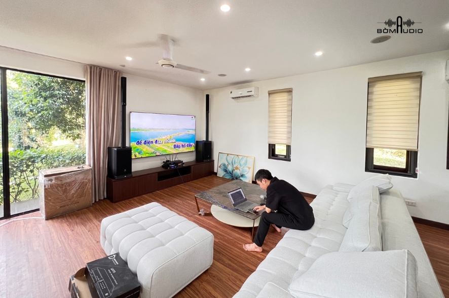 Tận Hưởng Âm Nhạc Hoàn Hảo Tại Villa Vĩnh Phúc Với Dàn  Âm Thanh Hơn 70 Triệu