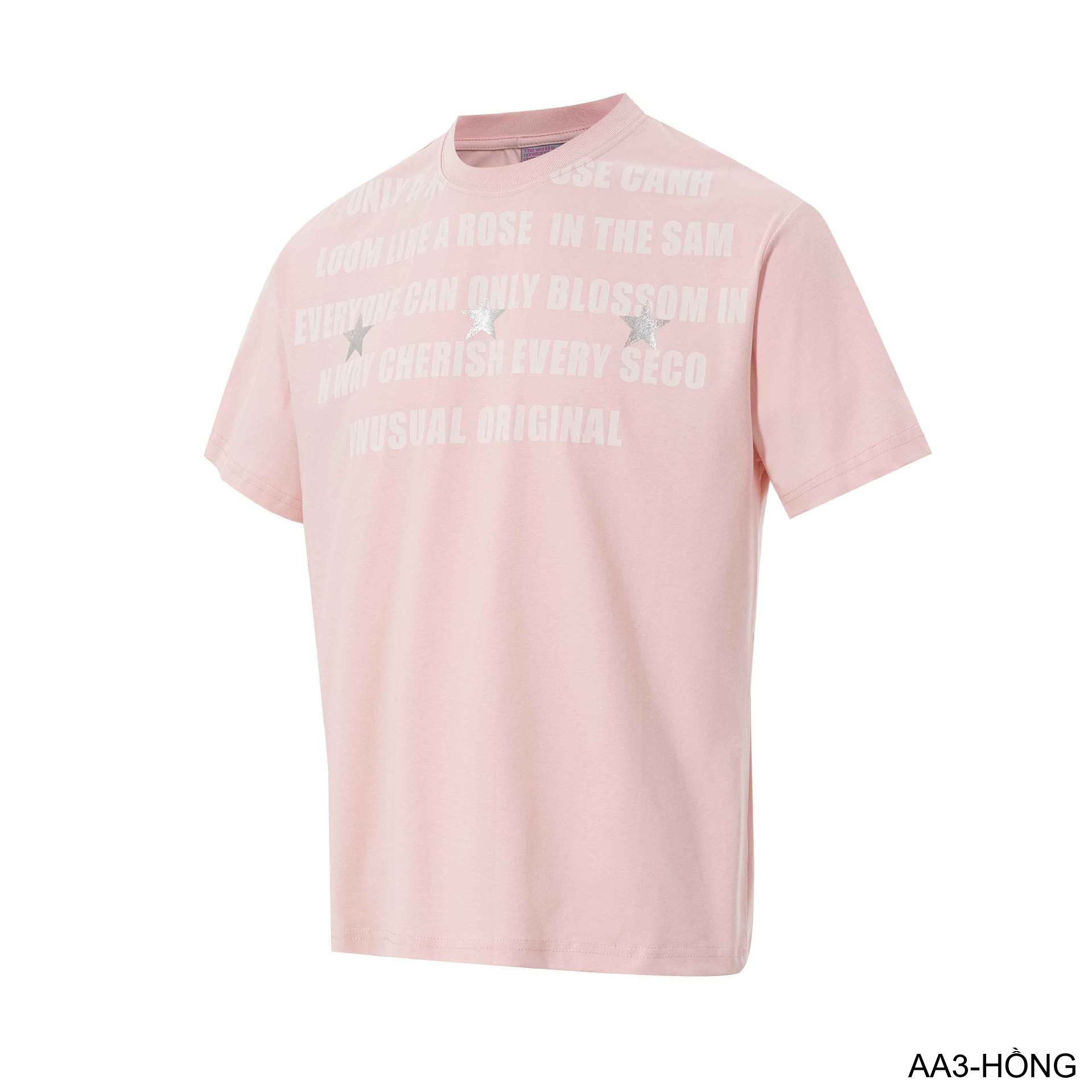 AA3 - Áo thun unisex cổ tròn tay ngắn in chữ retro phong cách streetwear_thumbnail_40