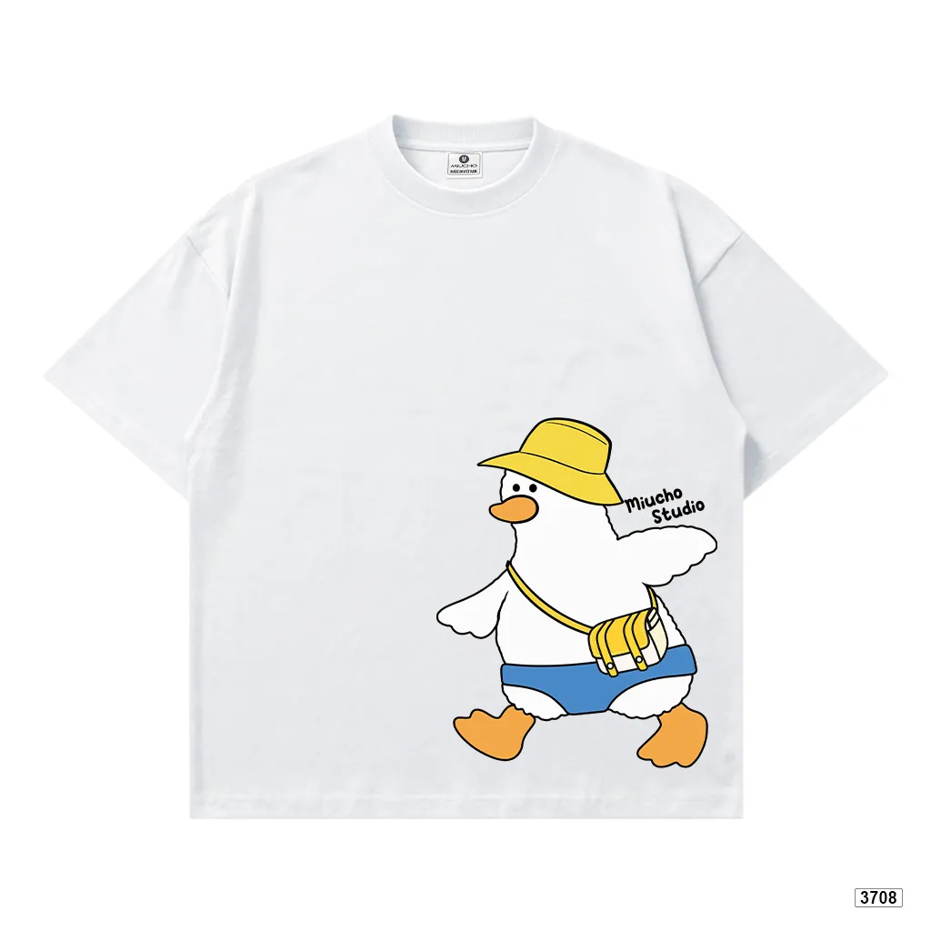 Áo thun form boxy vịt con đáng yêu Miucho 3708_thumbnail_9