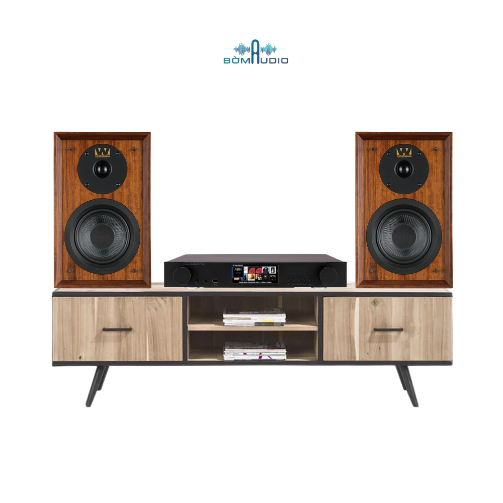 Combo Music Server COCKTAIL AUDIO N25AMP + Loa Bookshelf WHARFEDALE DENTON 80TH ANNIVERSARY – B390