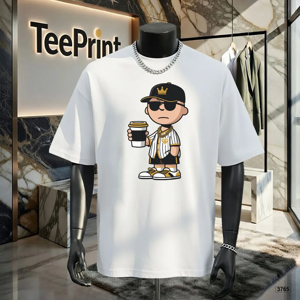 Áo thun nam oversize hoạt hình trẻ trung cá tính TeePrint 3765