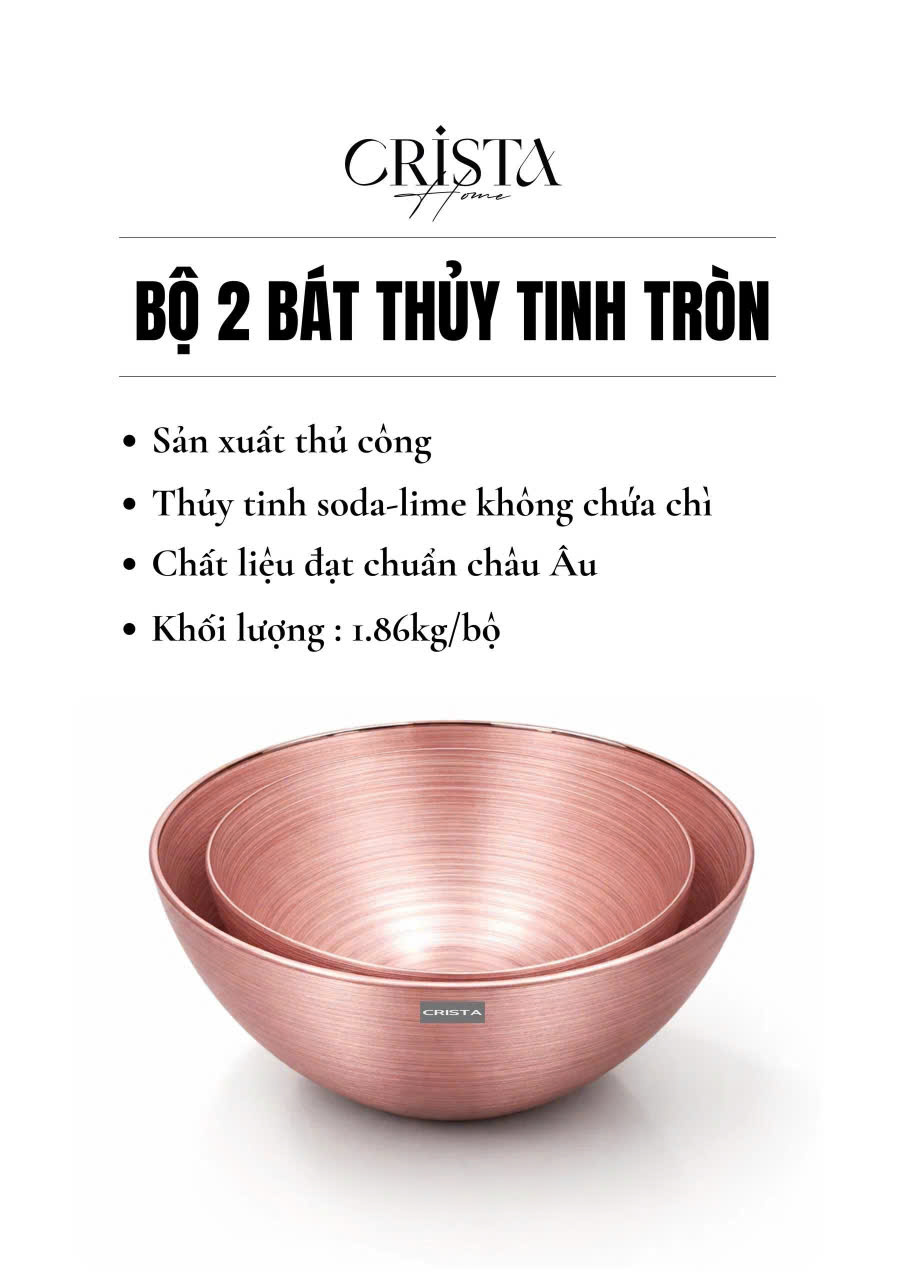 Bộ 2 bát thủy tinh CRISTA HOME tròn 4.5 & 2.2L, 60228_thumbnail_10