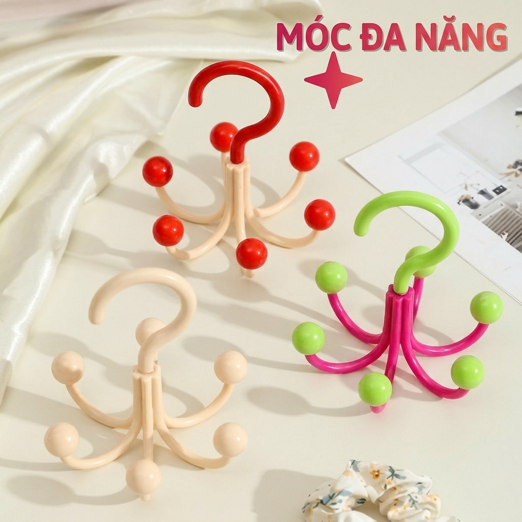 Móc Treo 6 Nhánh Đa Năng