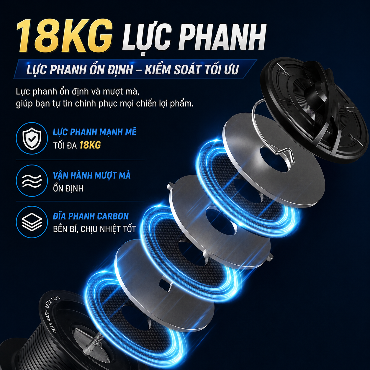MÁY CÂU LỤC CỐI NÔNG BLACK WARRIOR 8000–14000 – DRAG 18KG_thumbnail_4