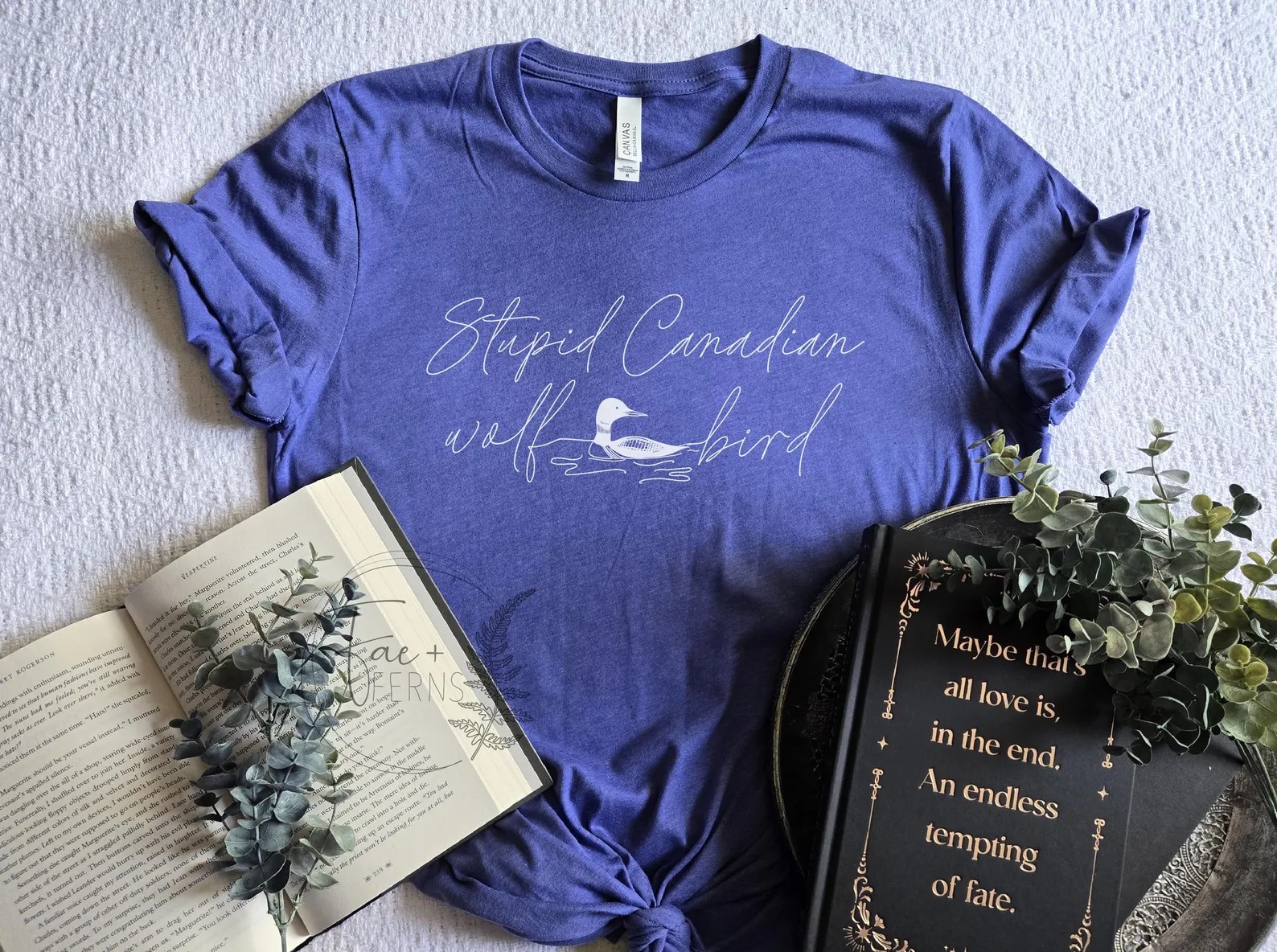 Canadian Wolf Bird T-shirt | Hockey Romance_thumbnail_5