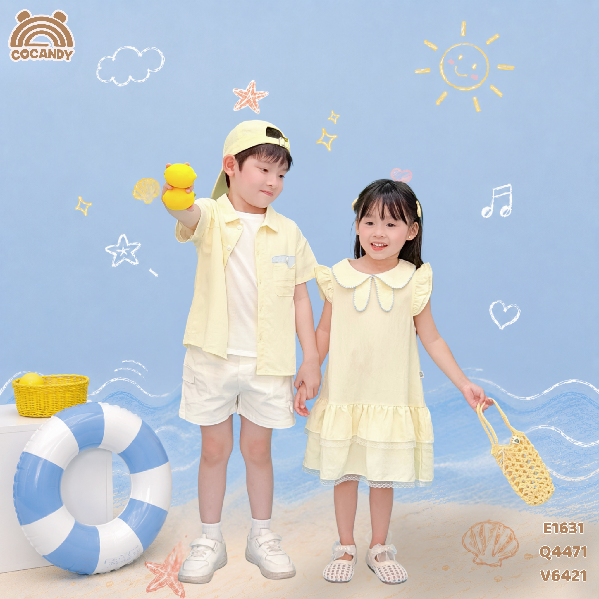 Váy sát nách thô VÀNG cổ nơ 2 tầng_thumbnail_3