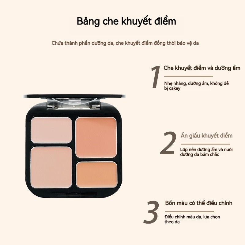 [ORAR] Bảng che khuyết điểm 4 ô Original Artist