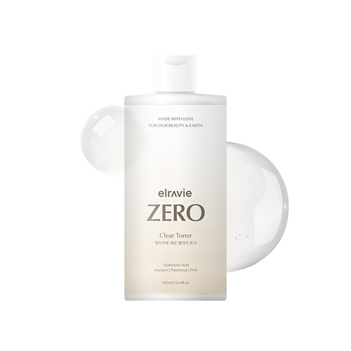 Nước cân bằng thuần chay Elravie Zero Clear Toner 300ml