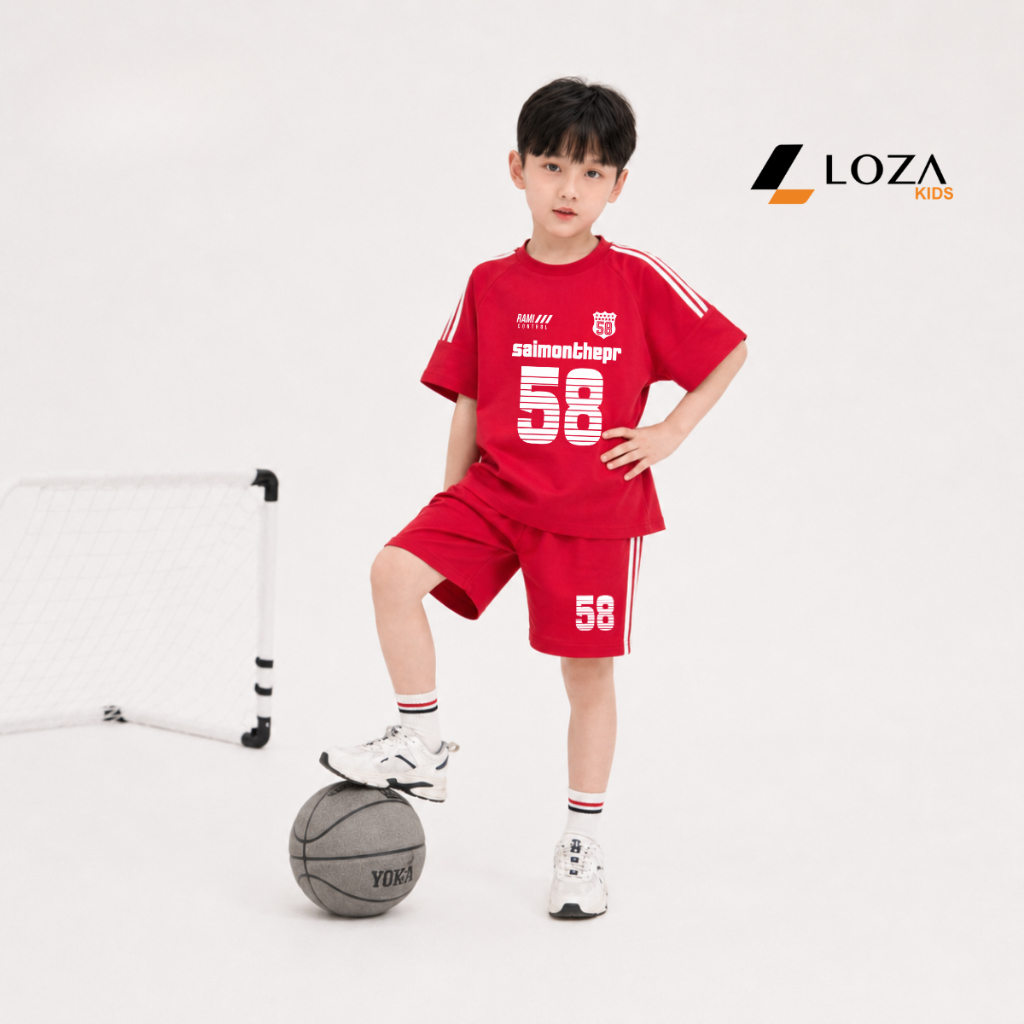Set bộ cho bé trai phối viền hình số 58 - Loza BF703_thumbnail_5