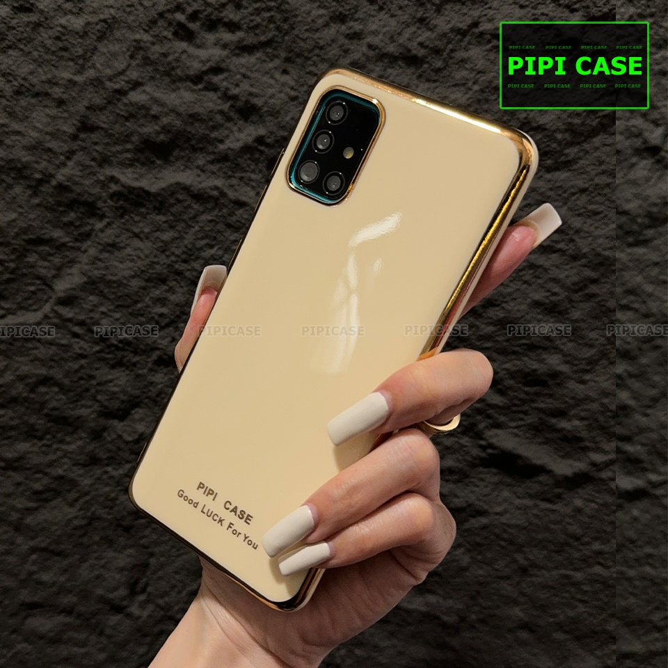 Ốp Lưng Samsung A71 - Royal - Vàng