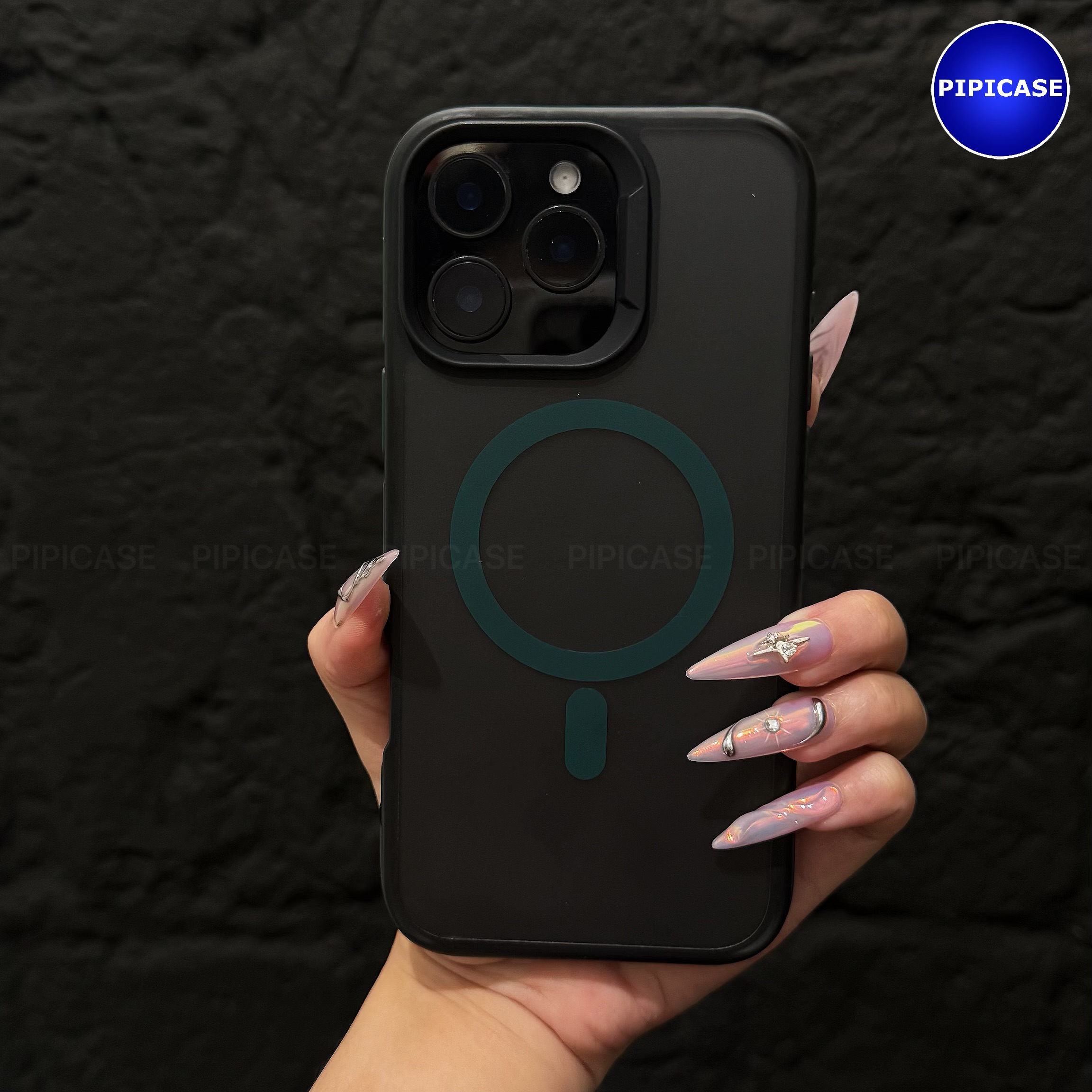 Ốp Lưng iPhone 15 Pro Max - Map - Xanh Rêu_thumbnail_14