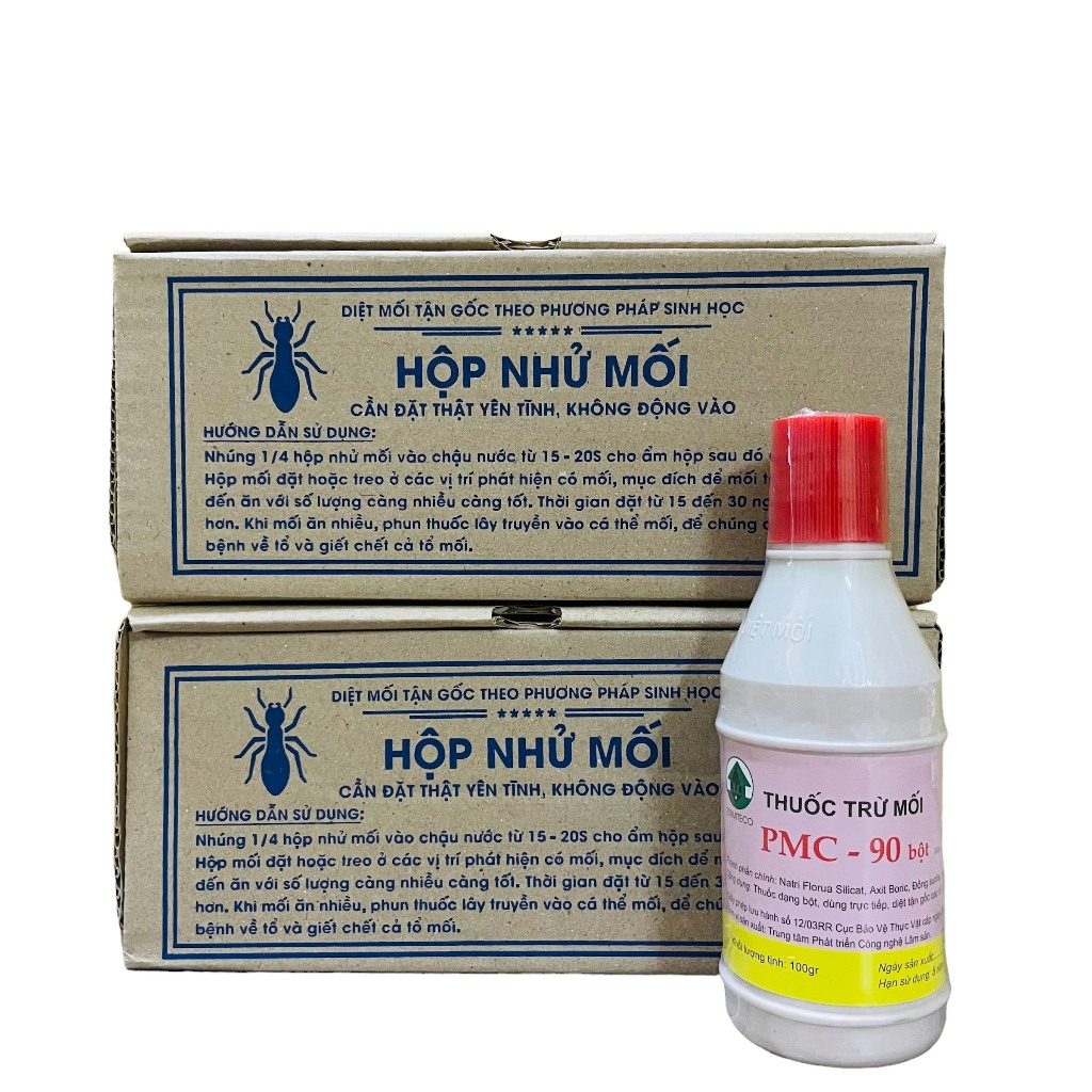Bộ Diệt Mối Tận Gốc 1 (2 hộp nhử + PMC 100g)