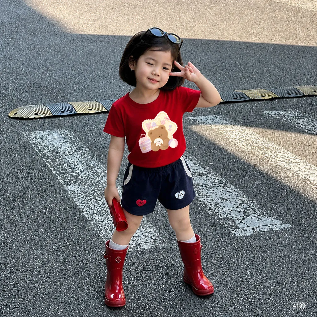 Áo thun bé gái Teddy Star xinh yêu Kado 4130_thumbnail_5