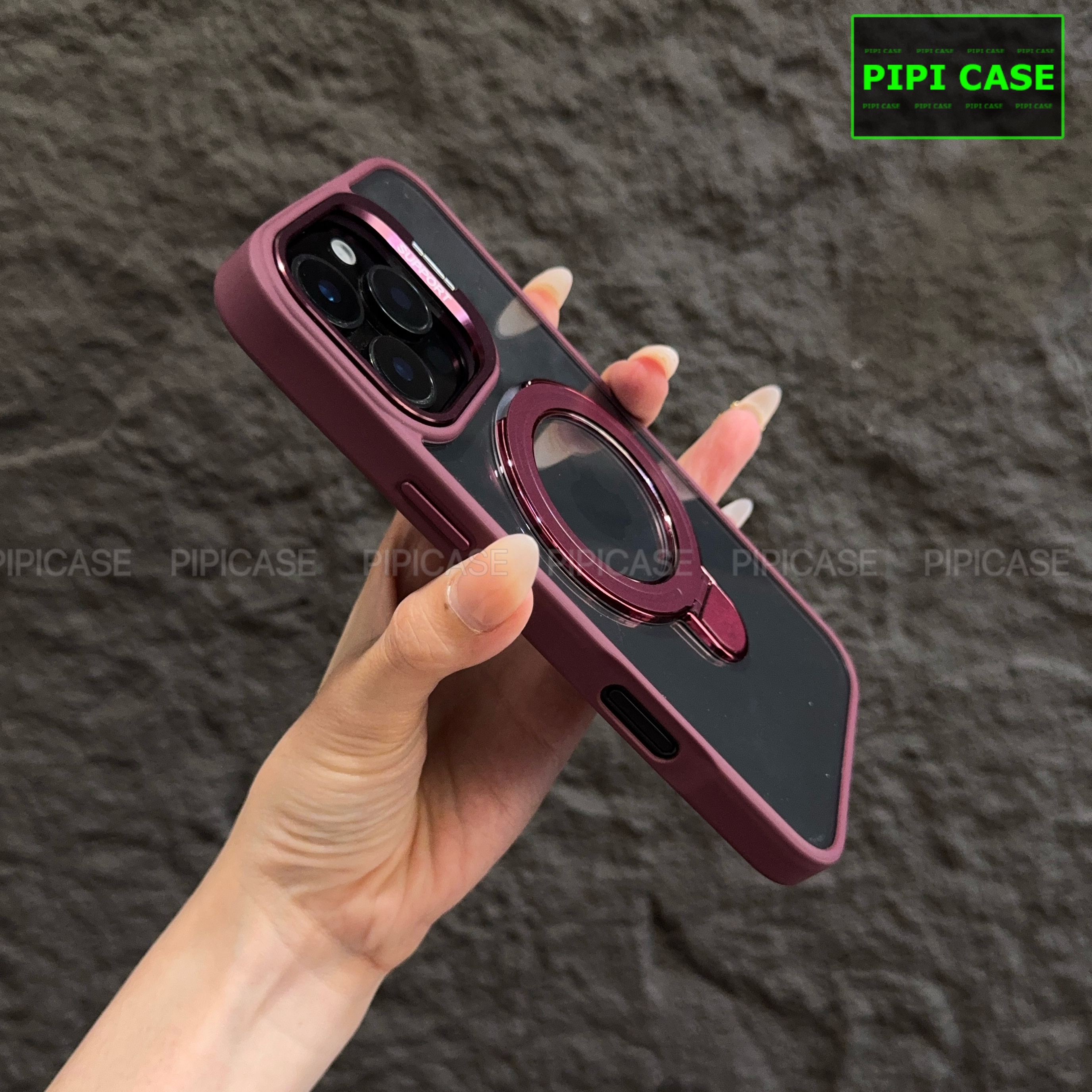 Ốp Lưng iPhone 12 Pro Max - Super Gone - Đỏ_thumbnail_3