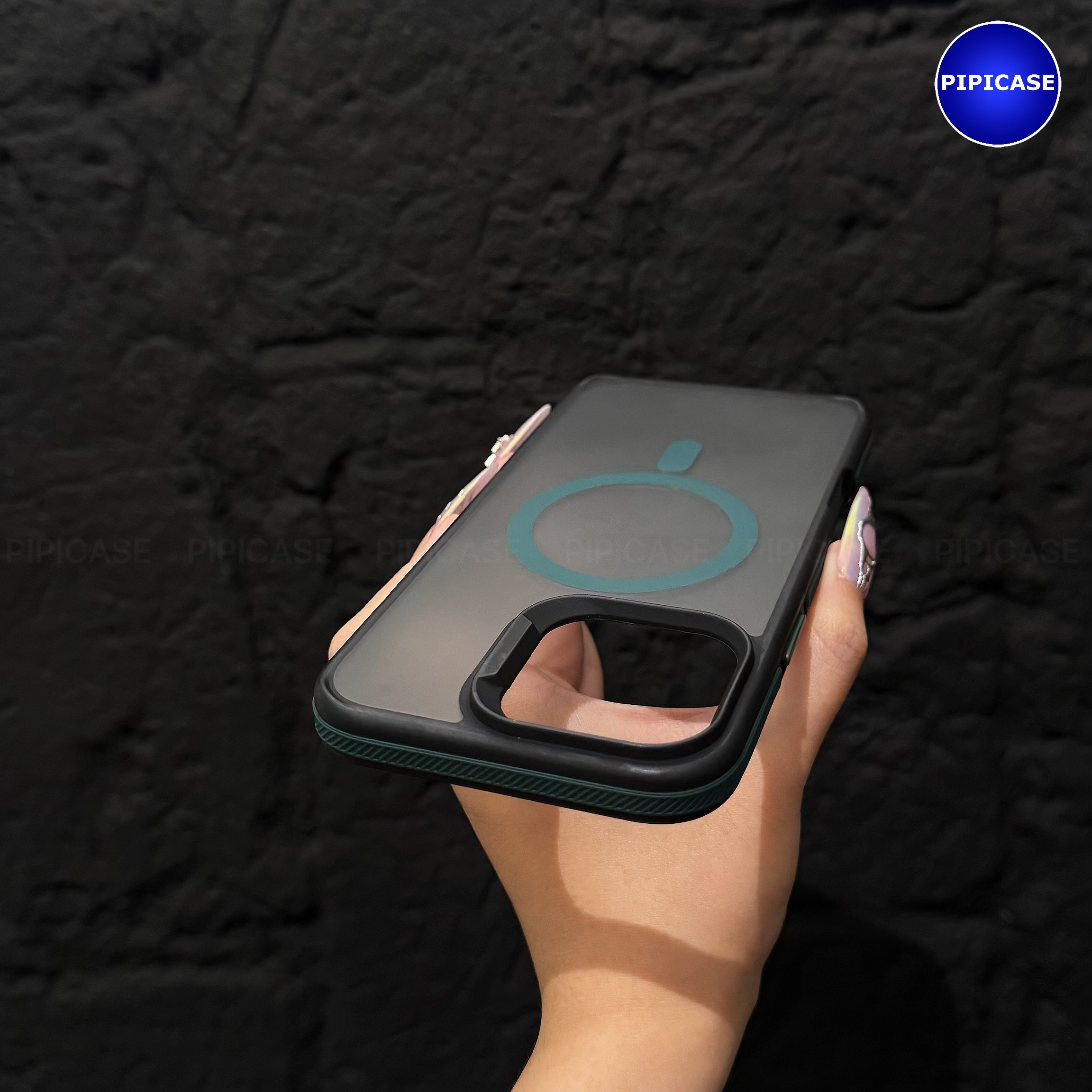 Ốp Lưng iPhone 15 Pro Max - Map - Xanh Rêu_thumbnail_6