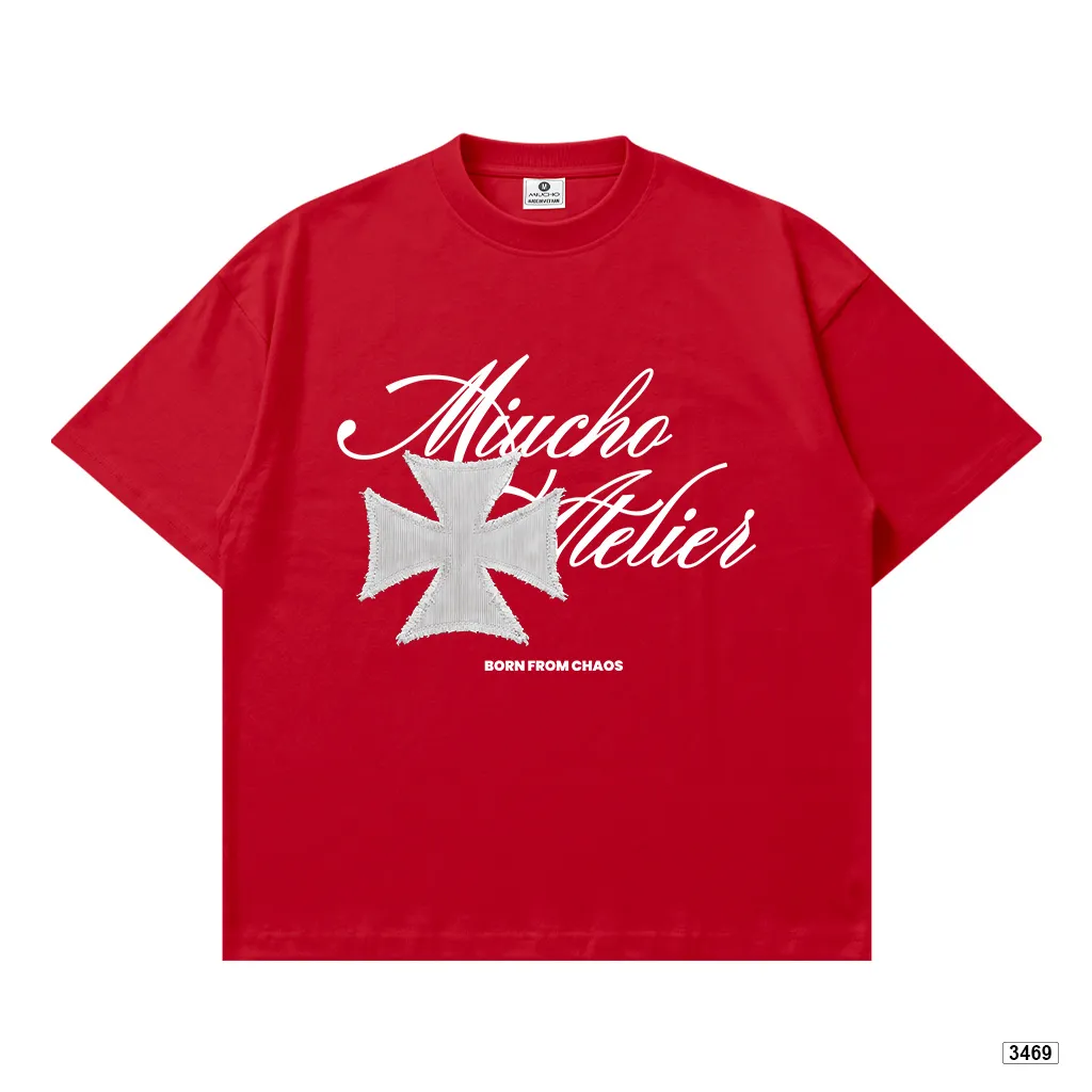 Áo thun boxy nam nữ dày dặn đứng form thiết kế cổ điển Miucho 3469_thumbnail_14