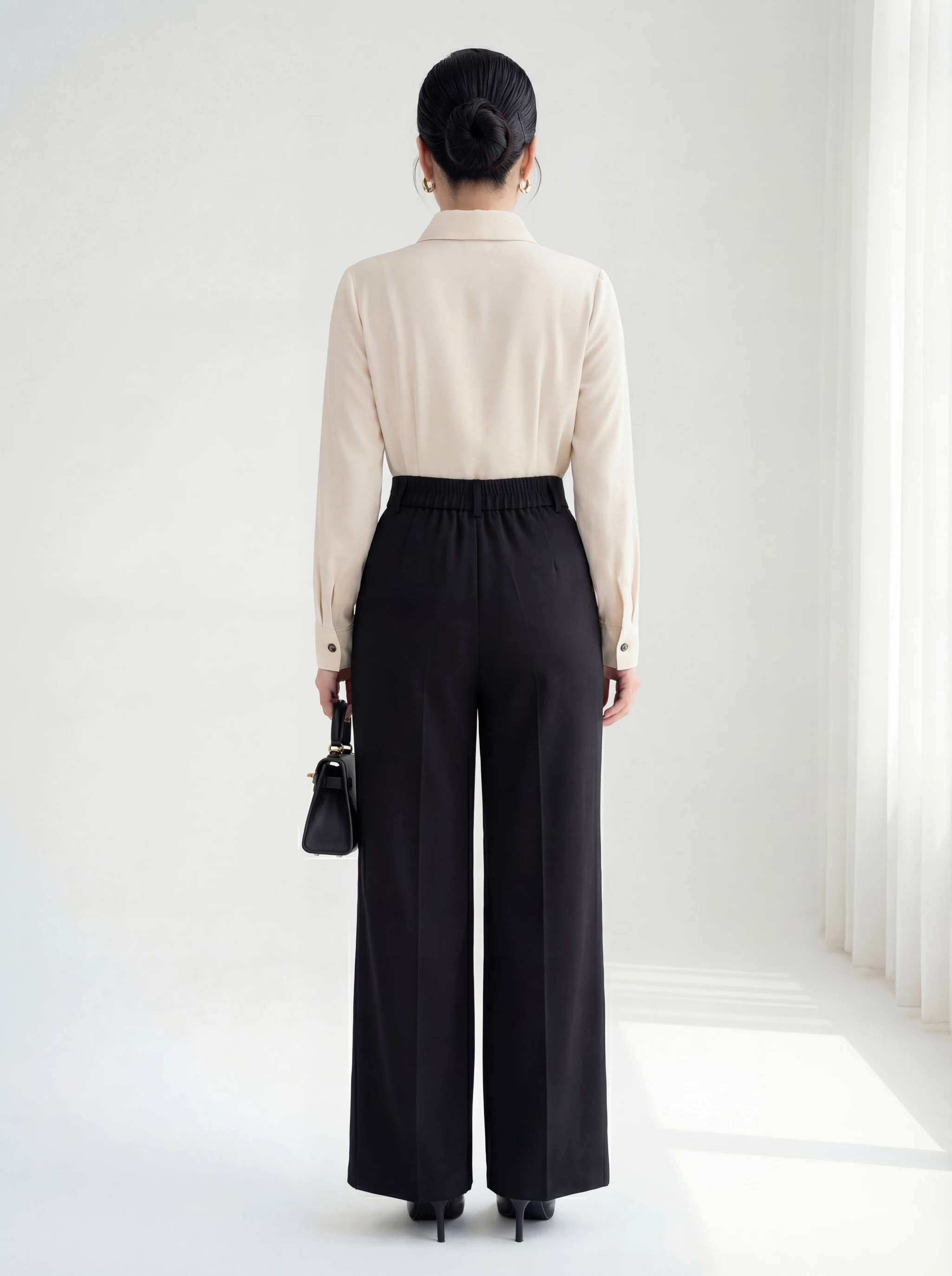 BIGSIZE NỮ - Quần ống suông lưng thun sau dành cho nàng béo 55-90kg V-QD040_thumbnail_2