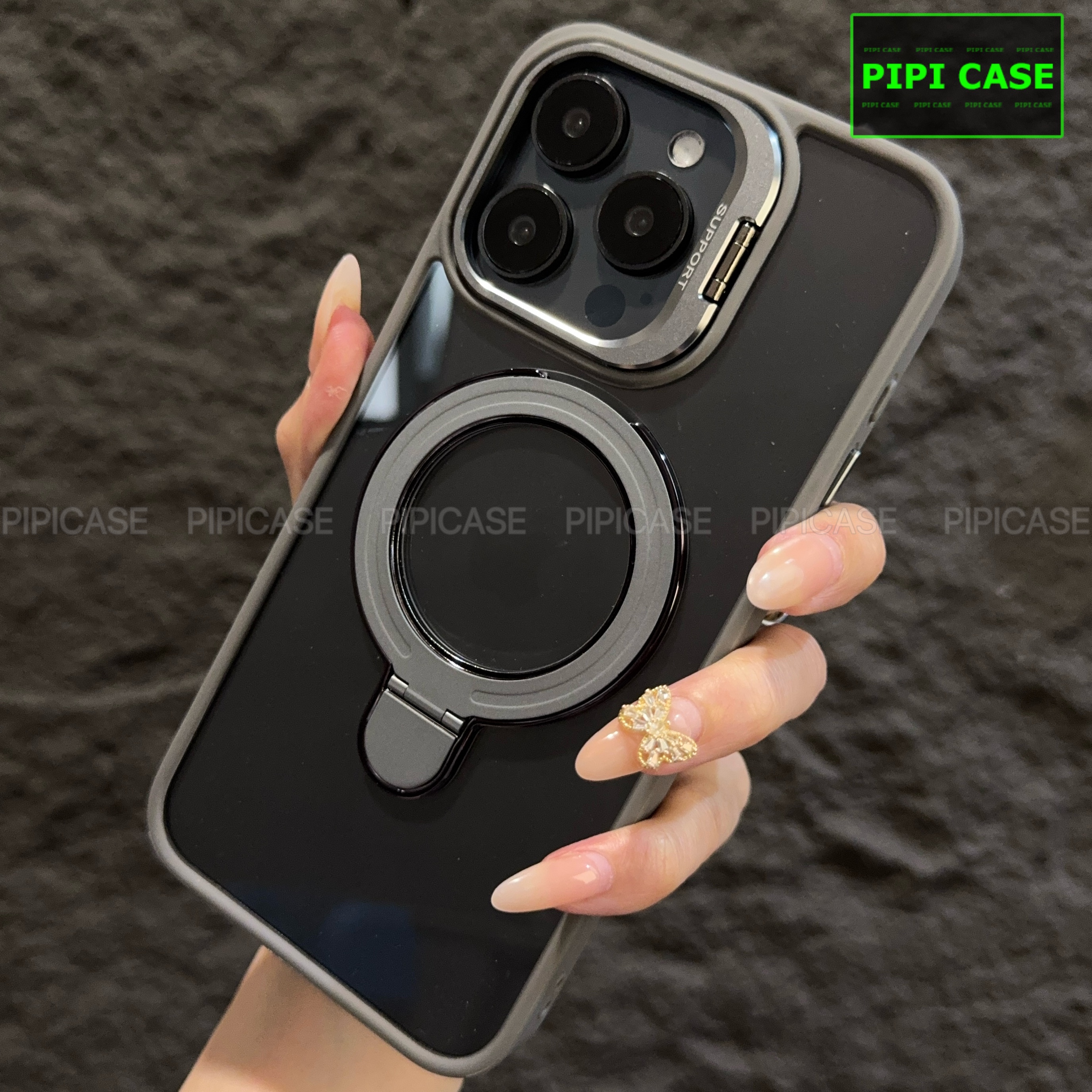 Ốp Lưng iPhone 12 Pro Max - Super Gone - Xám_thumbnail_7