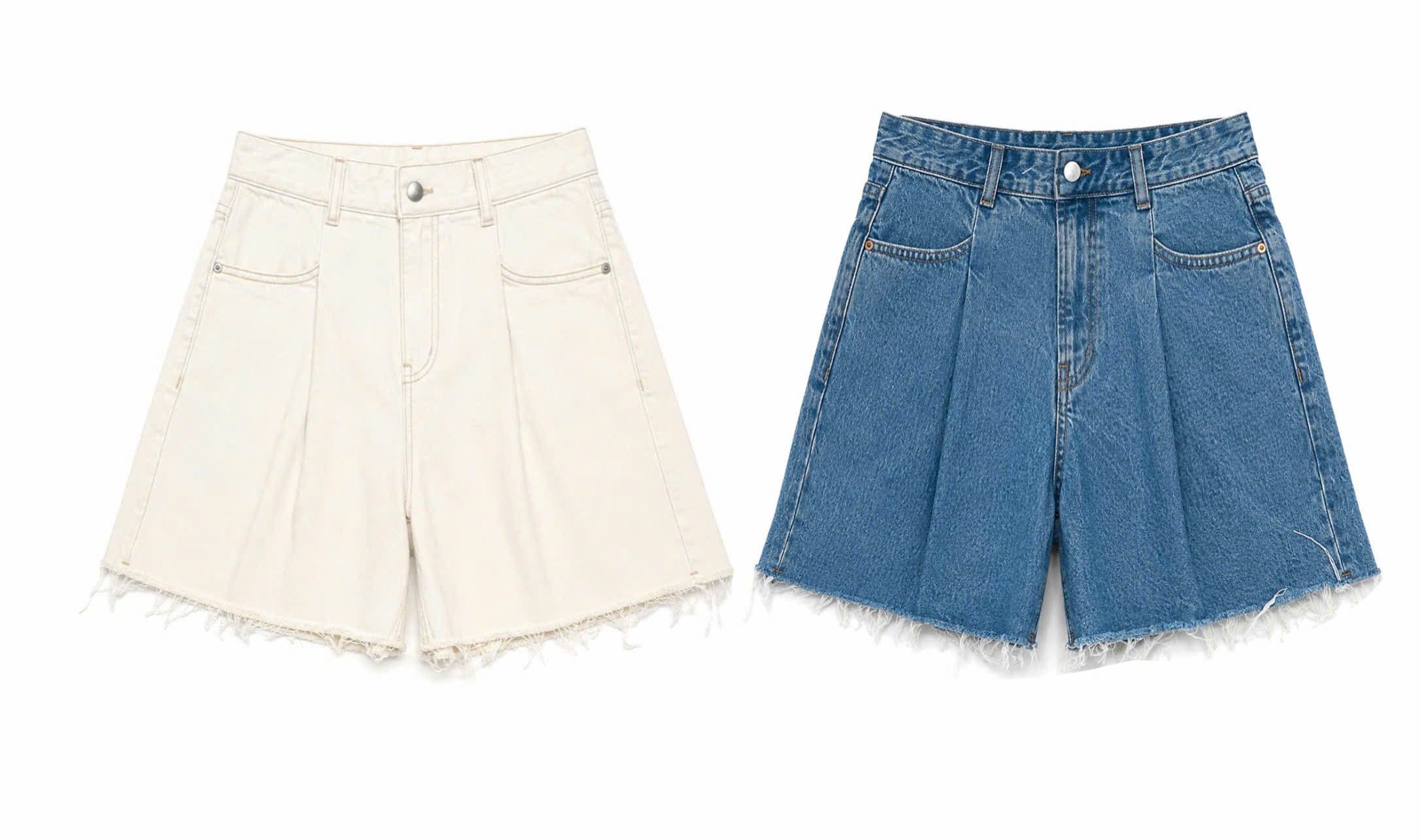 E750 SHORT JEAN CẮT GẤU 2 MÀU