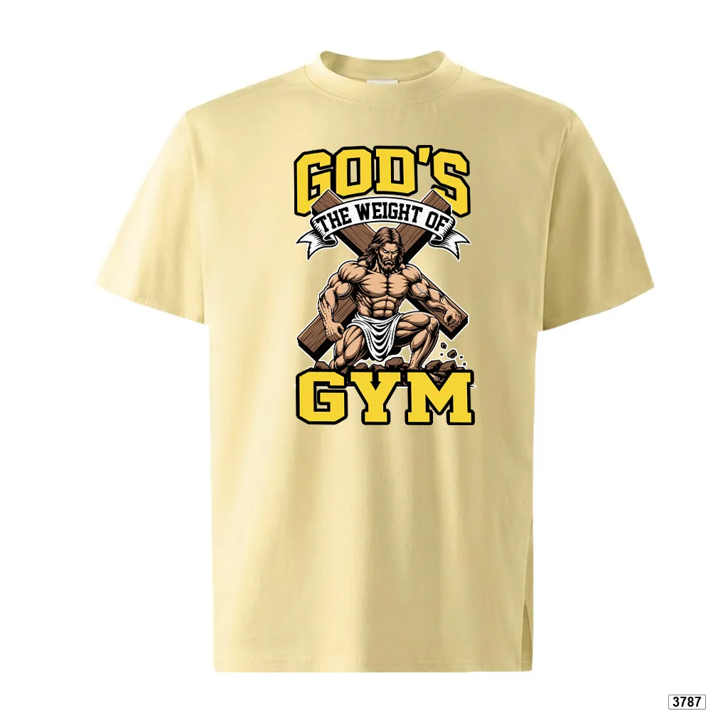 Áo thun nam form rộng God’s Gym phong cách thể thao năng động TeePrint 3787_thumbnail_0