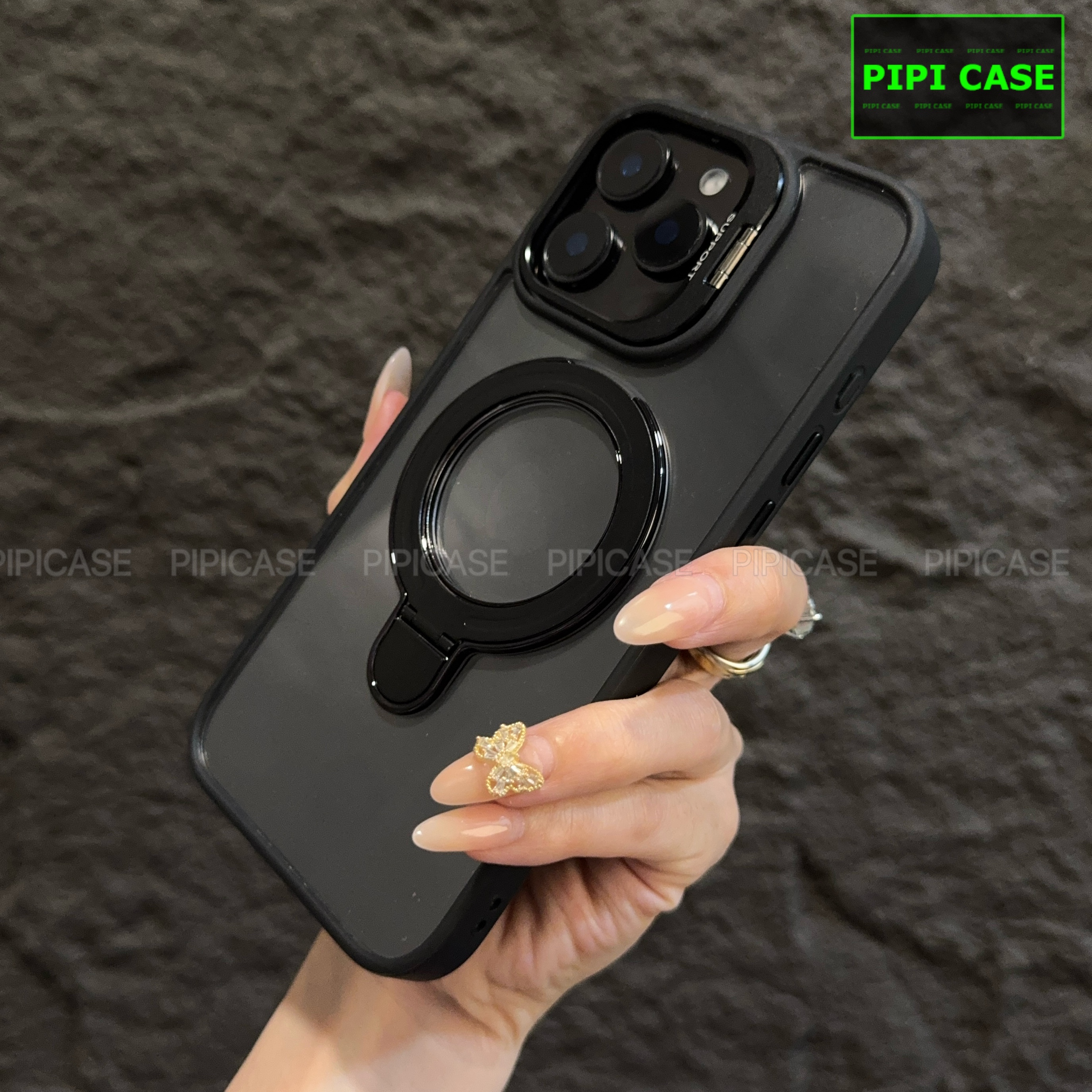 Ốp Lưng iPhone 12 Pro Max - Super Gone - Đen_thumbnail_3