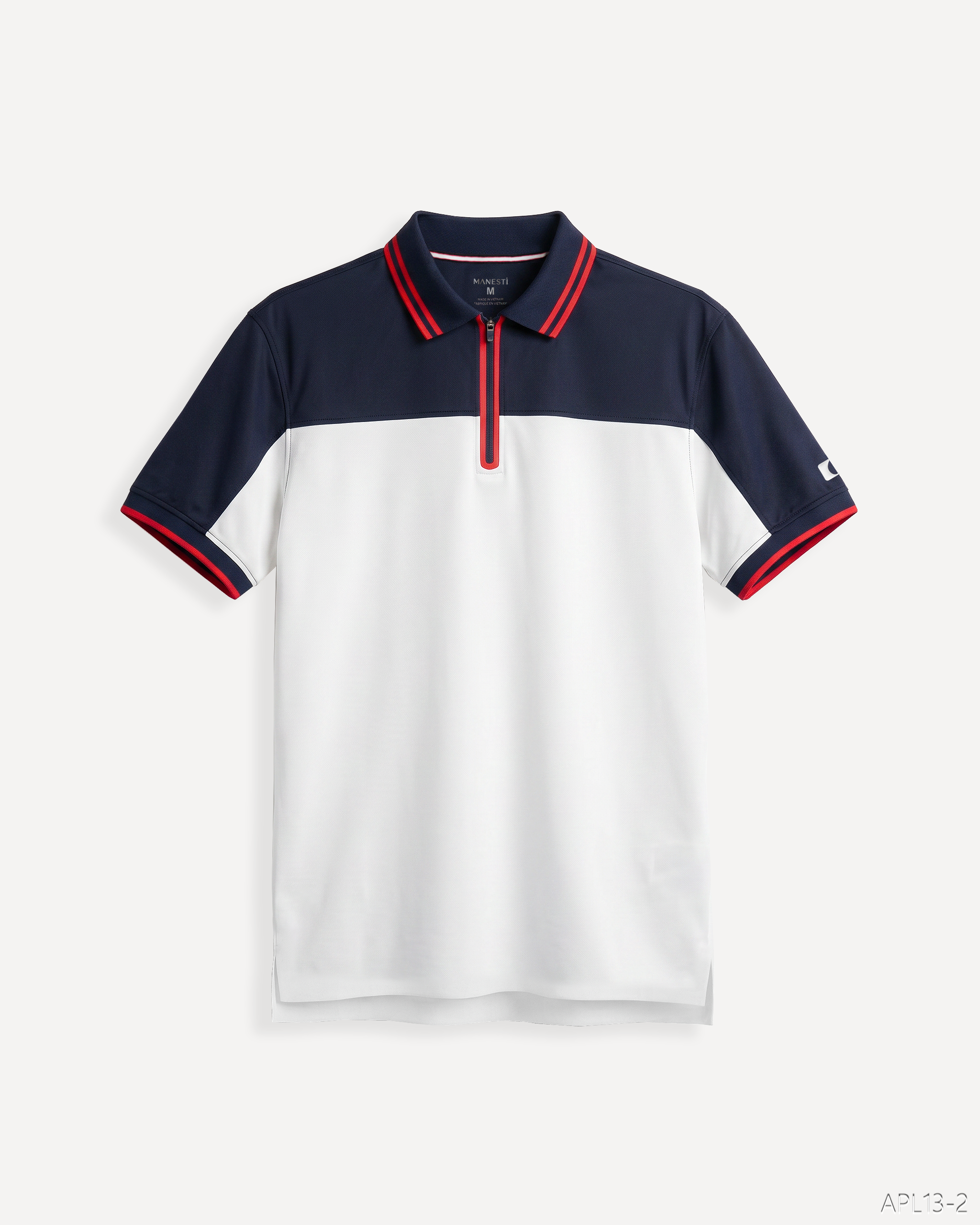 Áo polo nam Elite Zip V2 Manesti