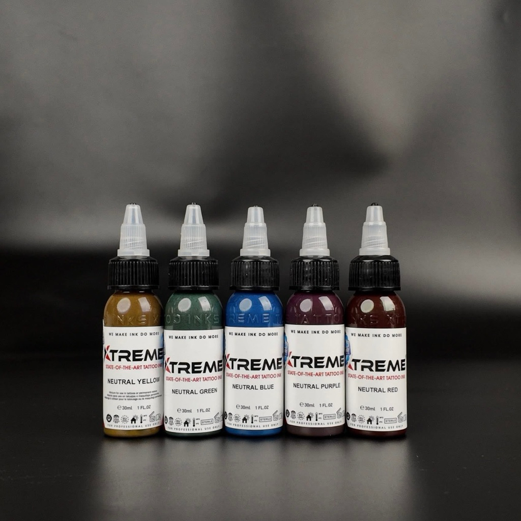 Neutral Color Set - XTREME INK (1oz) - Made in USA - Hàng mới về (HSD: 2029)