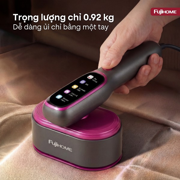 Bàn là (bàn ủi) hơi nước cầm tay Fujihome SI718AB ( chọn là theo loại vải )_thumbnail_3