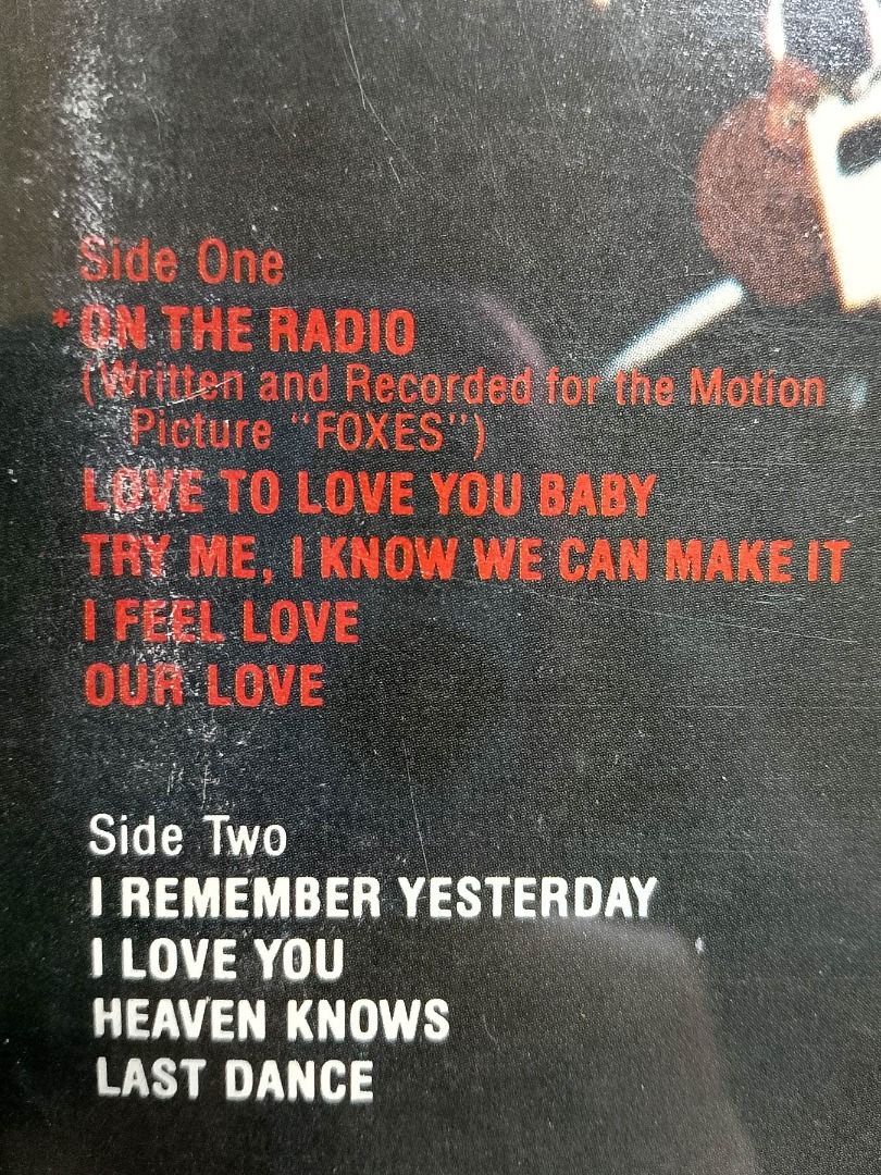DONNA SUMMER - ON THE RADIO GREATEST HITS _thumbnail_2