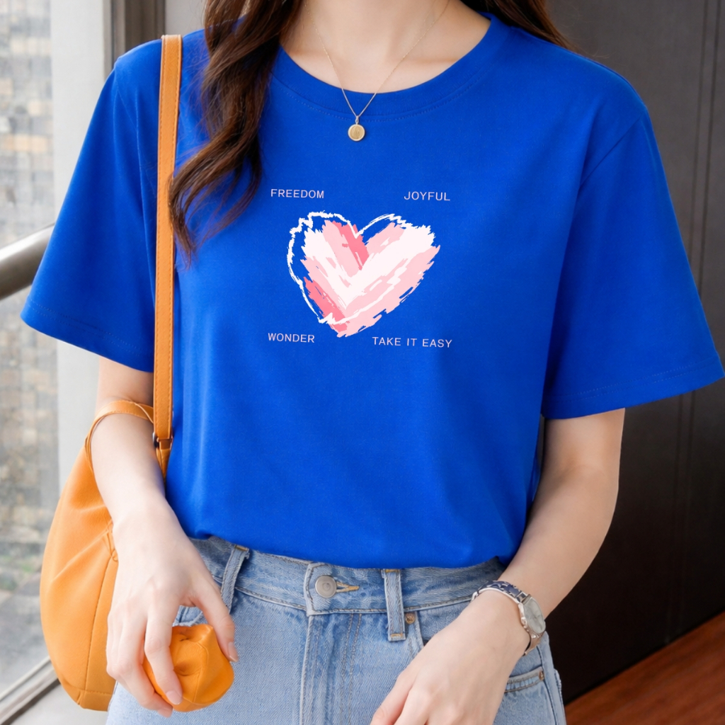 [Form rộng] Áo phông nữ dáng rộng hình trái tim - Loza RT8444_thumbnail_4