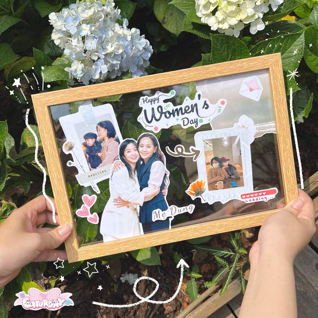 Khung ảnh TRONG SUỐT Happy Women's Day tặng mẹ, bà, cô giáo, người thân, bạn bè_thumbnail_2