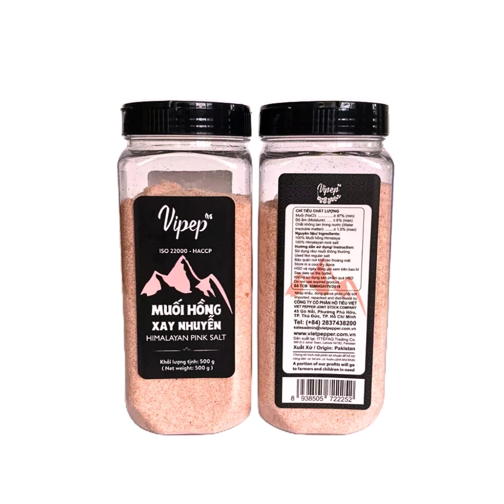 2 Hộp Muối Hồng Tự Nhiên Himalaya