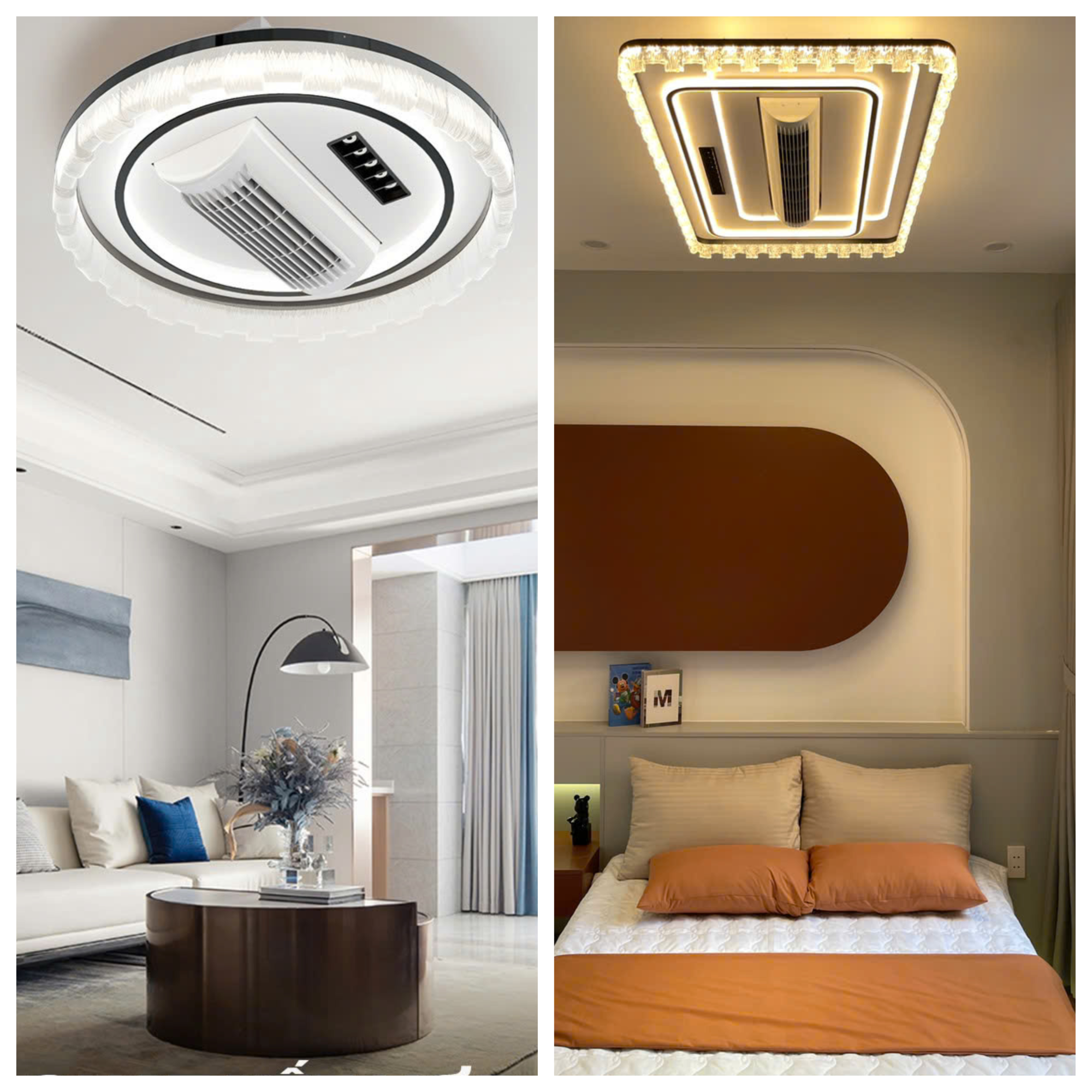 Đèn ốp trần tròn hay vuông? Đâu mới là sự lựa chọn tối ưu