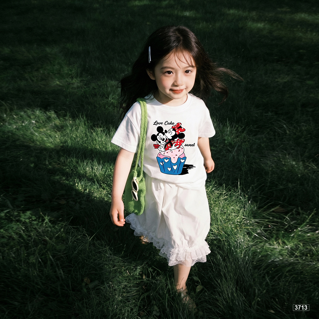 Áo thun bé gái form rộng Miicky Mouse đáng yêu Kado 3713_thumbnail_5