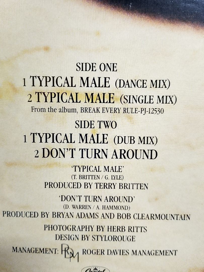 TINA TURNER - TYPICAL MALE (DANCES MIXES)_thumbnail_2