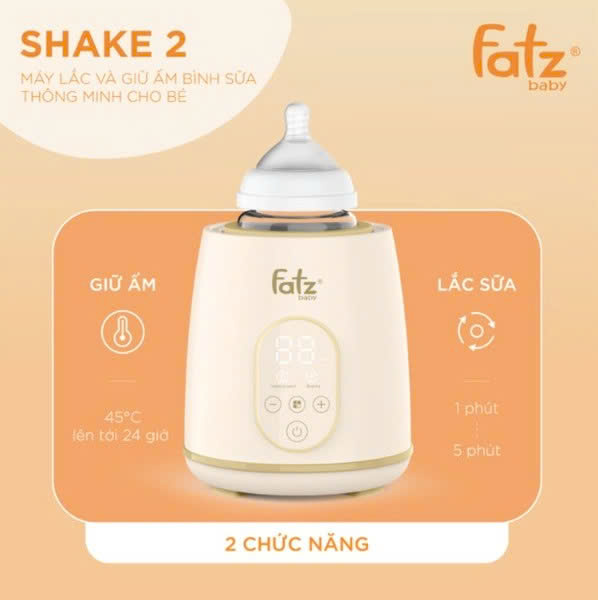 Máy lắc và hâm sữa Shake 2 Fatz