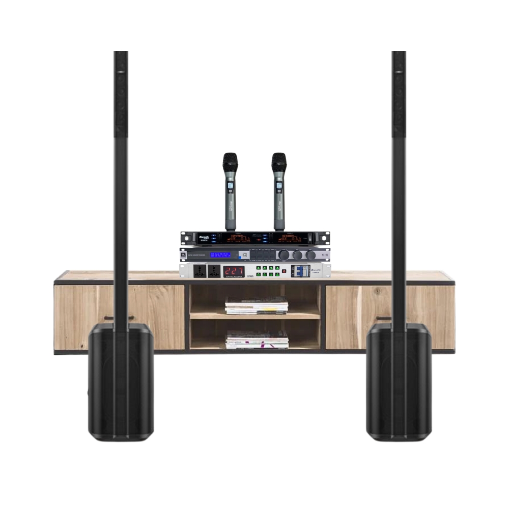 Combo Quản Lý Nguồn DBACOUSTIC P9PRO + Vang Số JBL KX180 + Micro DBACOUSTIC 650PRO + Loa BOSE L1PRO 8 - B52