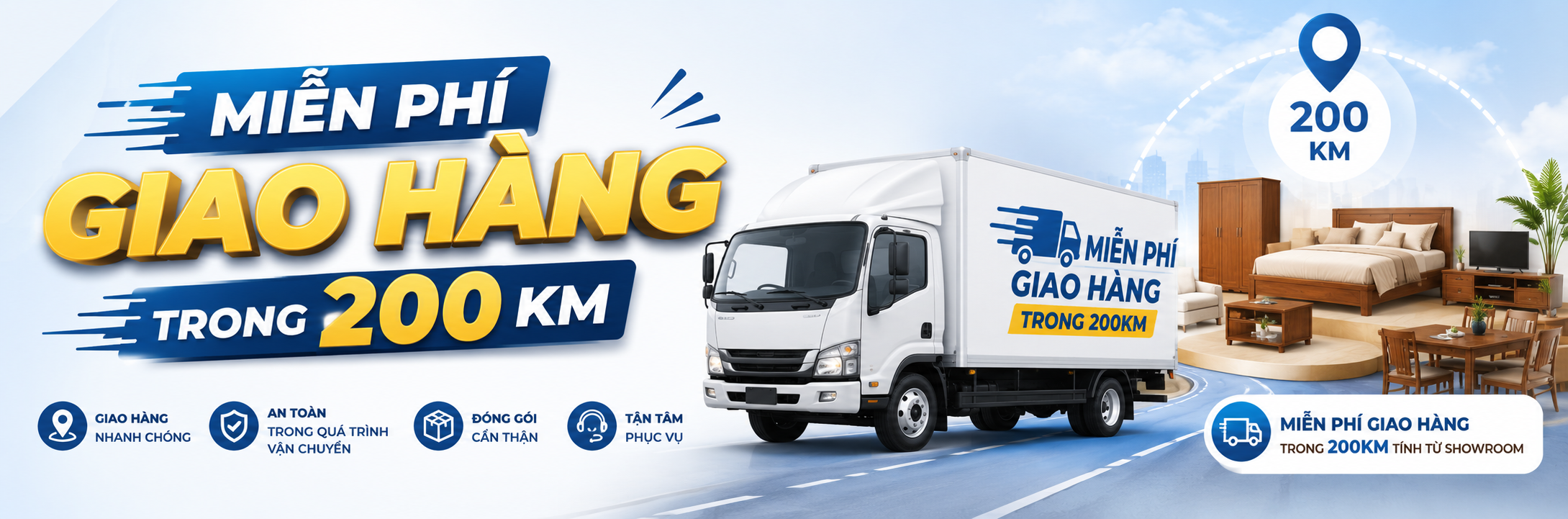 miễn phí 200km