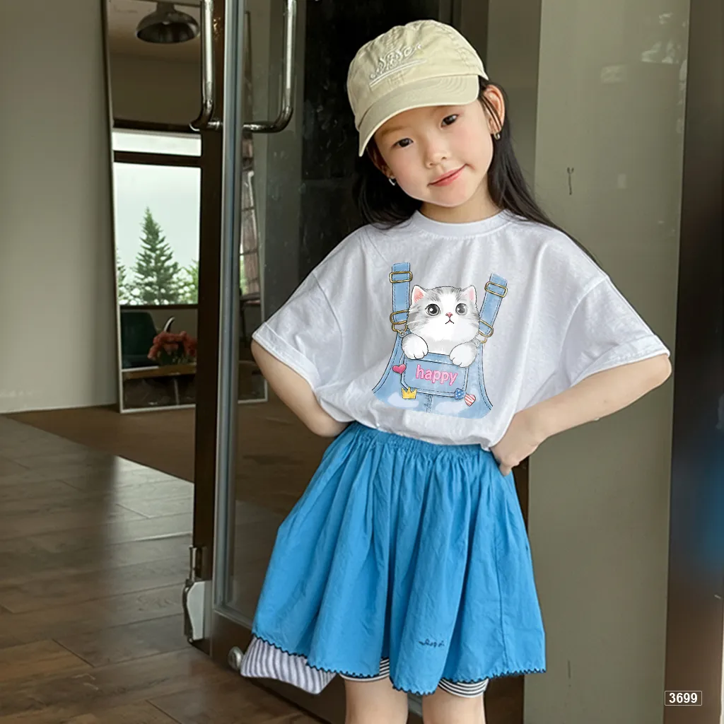 Áo thun bé gái form rộng kitty Kado 3699_thumbnail_4