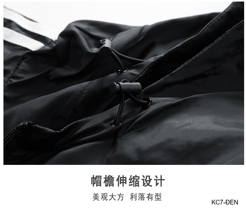 KC7 - Áo khoác nam thể thao oversize tay dài có mũ, chất liệu polyester thoáng mát, 3 màu xanh dương, đen, xanh đậm_thumbnail_15