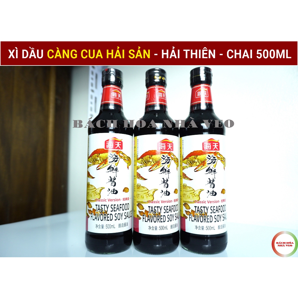[SALE SỐC] Xì Dầu Càng Cua Hải Sản Hiệu Hải Thiên, Chai 500ml - Hàng Ngon_thumbnail_2