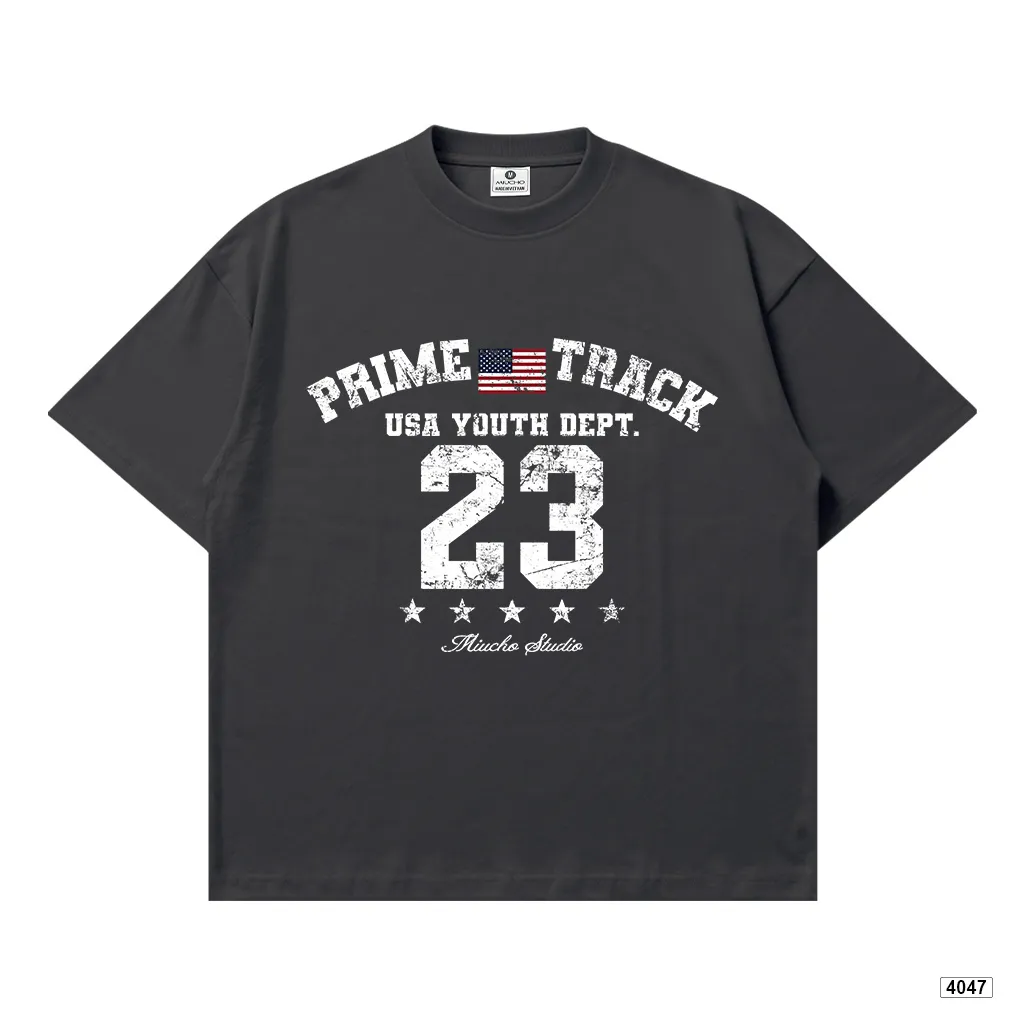 Áo thun unisex form boxy Old School vibe Miucho 4047_thumbnail_12