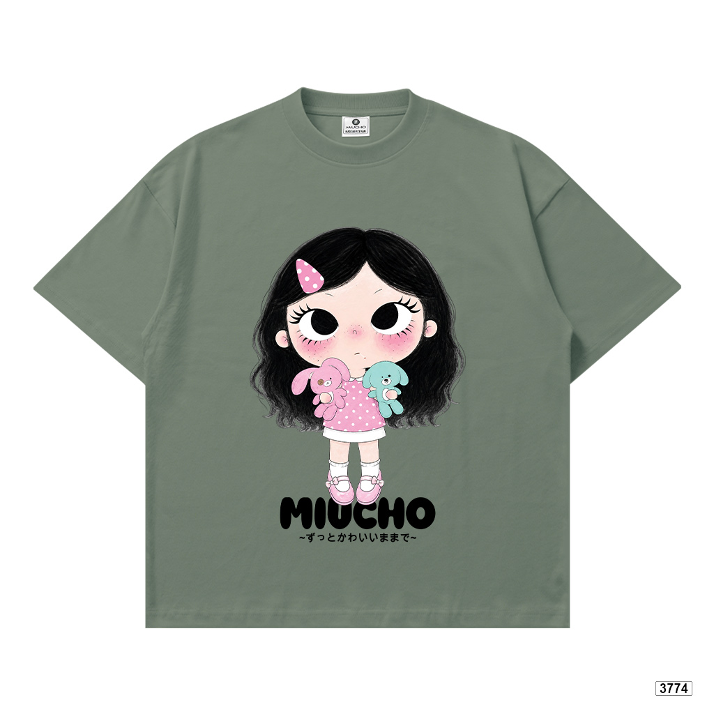 Áo thun boxy Cute Doll Chibi hot trend phong cách Hàn Quốc Miucho 3774_thumbnail_11