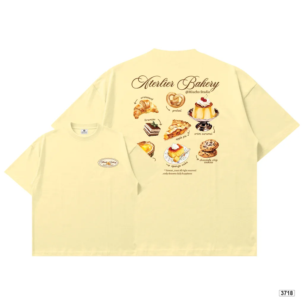 Áo thun unisex form boxy chất thoáng mát Miucho Bakery 3718_thumbnail_8