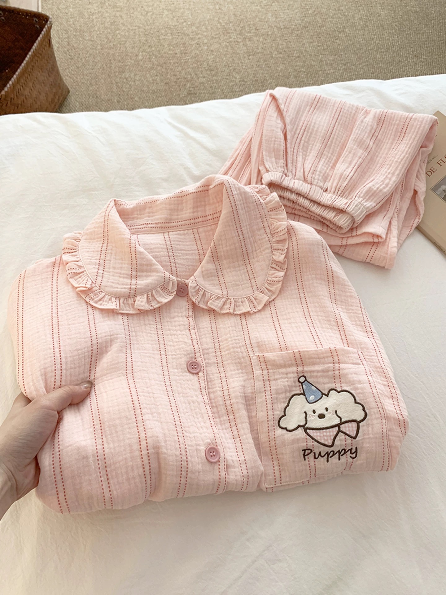 Bộ xô muslin Puppy