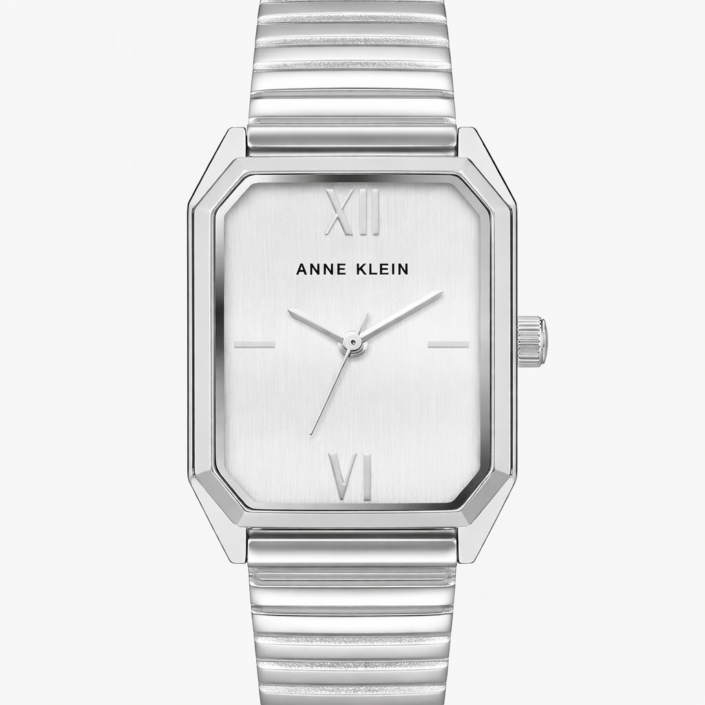 Đồng Hồ Nữ Anne Klein Dáng Vuông Thanh Lịch – Dây Thép Cao Cấp